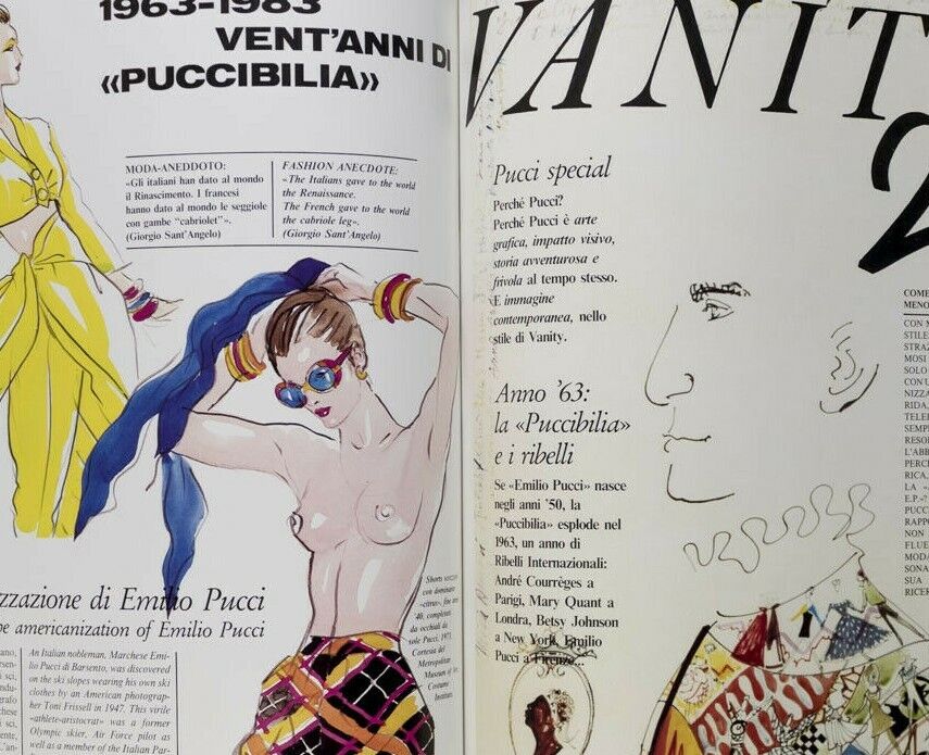 ANTONIO LOPEZ Karl Lagerfeld FENDI Pucci ZANDRA RHODES Vanity magazine No.4 1982