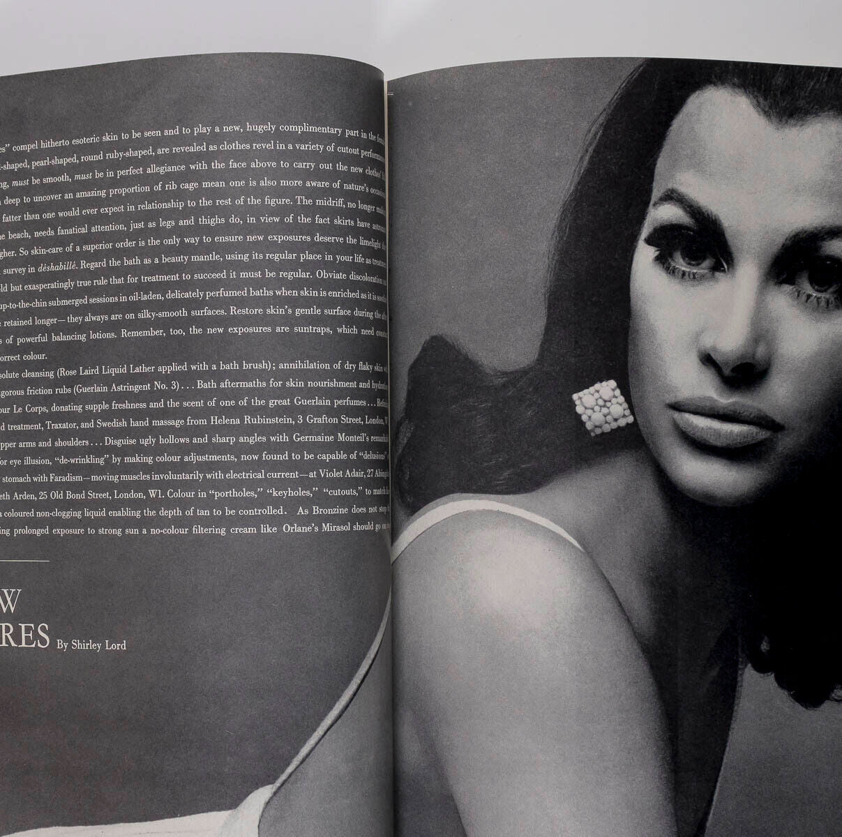 DONYALE LUNA 1st Harper's Bazaar black model SOPHIA LOREN Bill Brandt HIRO Flair