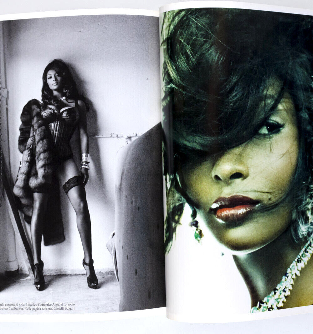 The Black Issue NAOMI CAMPBELL Grace Jones TINA TURNER Chanel IMAN  Vogue Italia