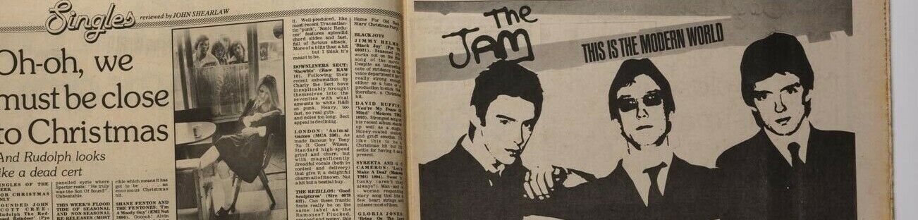 The Jam BLONDIE POSTER Ramones BONNIE TYLER Billy Idol RECORD MIRROR magazine UK