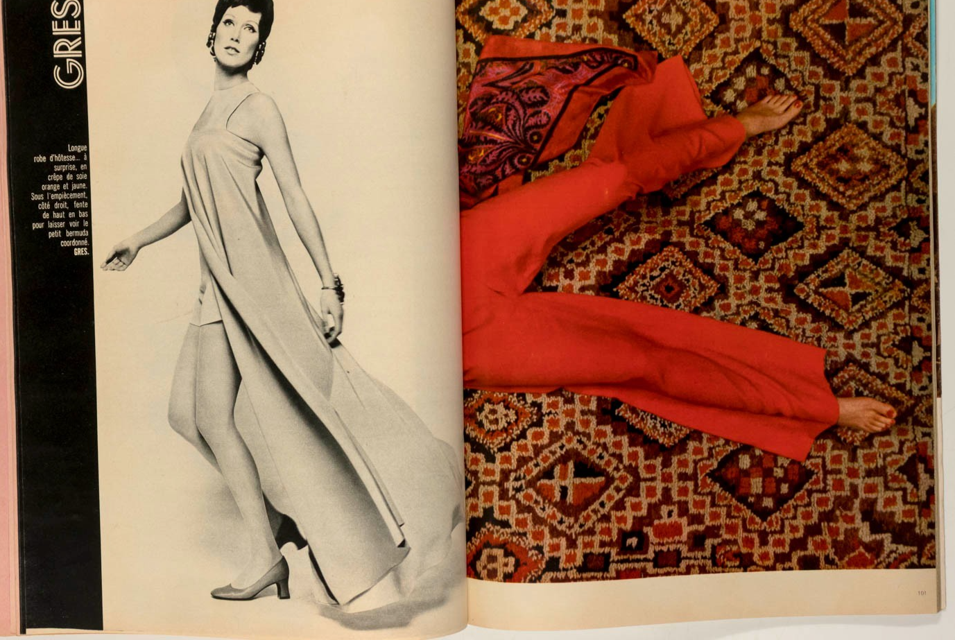 Guy Bourdin CHARLES JOURDAN Helmut Newton PETER KNAPP Elle magazine 3 March 1969