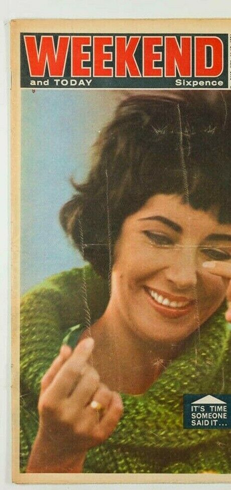 ELIZABETH TAYLOR Le Thi-Lan JANET MUNRO J.B.Priestley WEEKEND & TODAY magazine