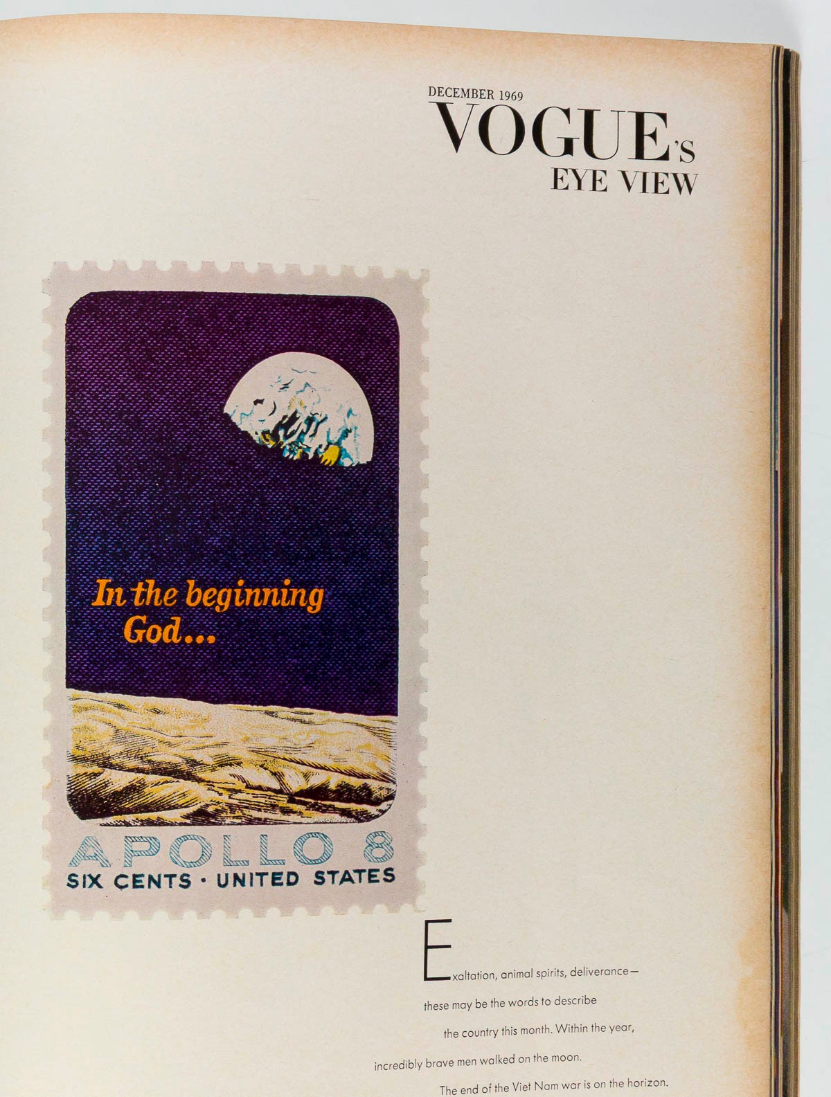 Courreges HENRY CLARKE Katharine Hepburn STACY KEACH Iran US VOGUE December 1969