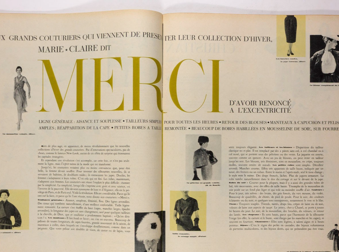 AUDREY HEPBURN Fred Astaire FRANK SINATRA Couture MARIE CLAIRE September 1956