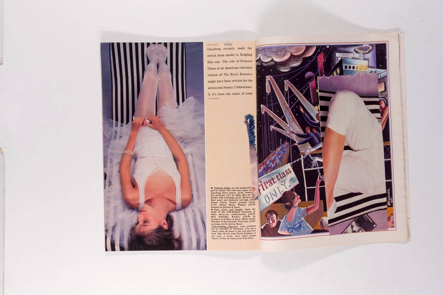 Rosemary McGrotha CATHERINE OXEMBERG Jane Fonda COSMOPOLITAN January 1983 Zandra