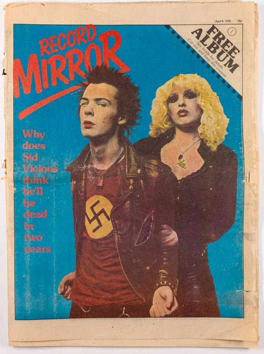 Sid Vicious NANCY SPUNGEN Japan RECORD MIRROR magazine 8 April 1978 Phil Collins