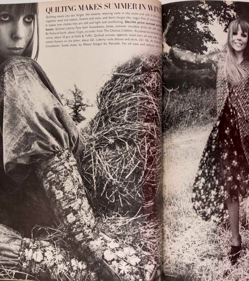 Charlotte Rampling SARAH MOON Britt Ekland VOGUE September 1970 Mike Nichols VTG