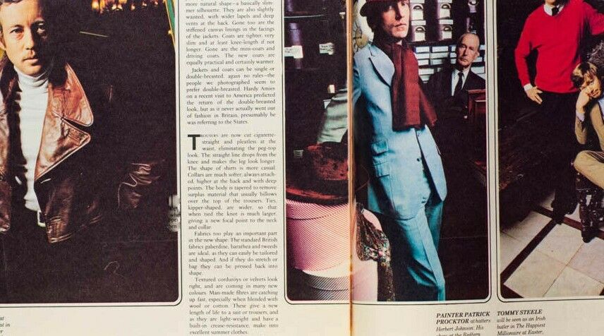 TERENCE STAMP Patrick Procktor MR FISH David Hemmings BLADES Telegraph magazine