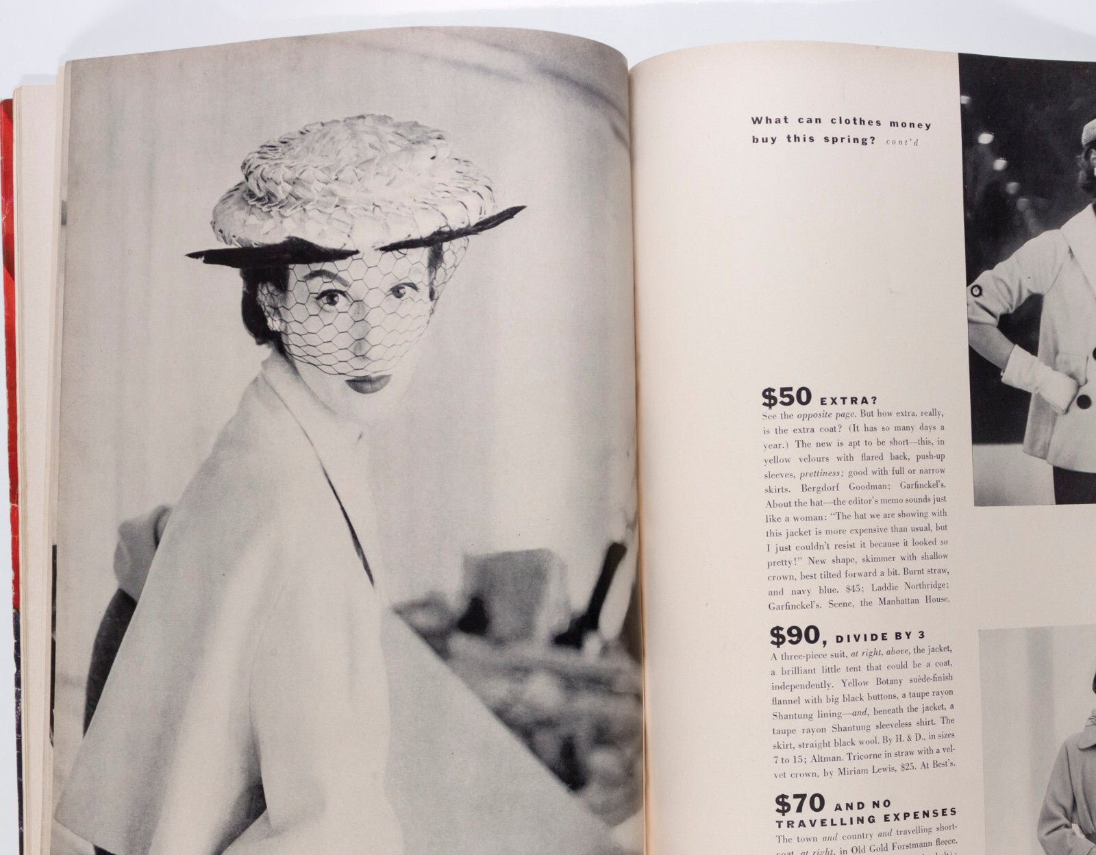 IRVING PENN Jean Patchett RENE BOUET-WILLAUMEZ Vogue February 1951 US Giacometti