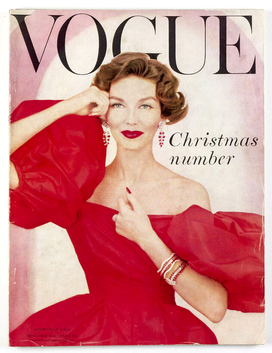 ANNABEL BIRLEY Richard Attenborough KLEIN Norman Parkinson VOGUE December 1956