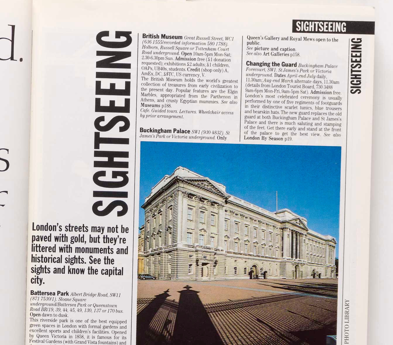 TIME OUT LONDON GUIDE BOOK music MARKETS shops CLUBS gay MUSEUMS magazine 1989