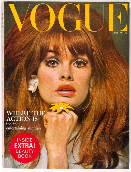 JEAN SHRIMPTON Pattie Boyd PJ PROBY Cecil Beaton DUDLEY MOORE Vogue June 1965