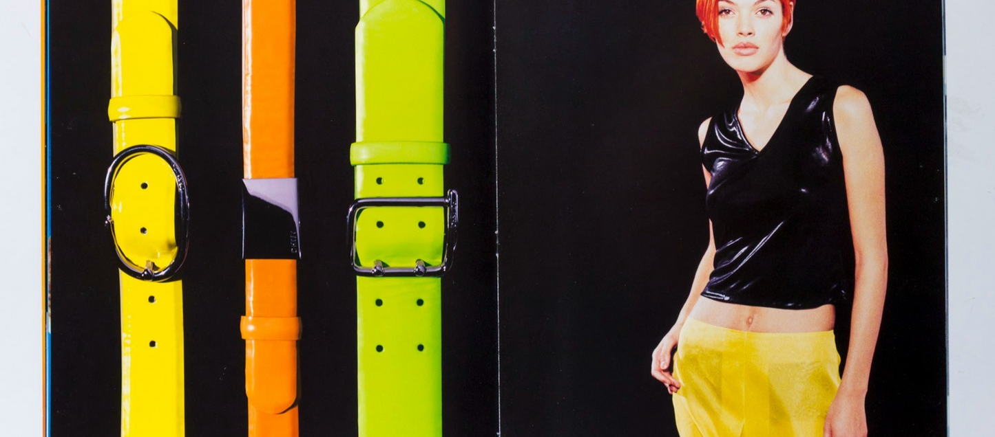 Emma Balfour MARK VANDERLOO Peter Lindbergh DKNY Spring 1996 lookbook catalogue