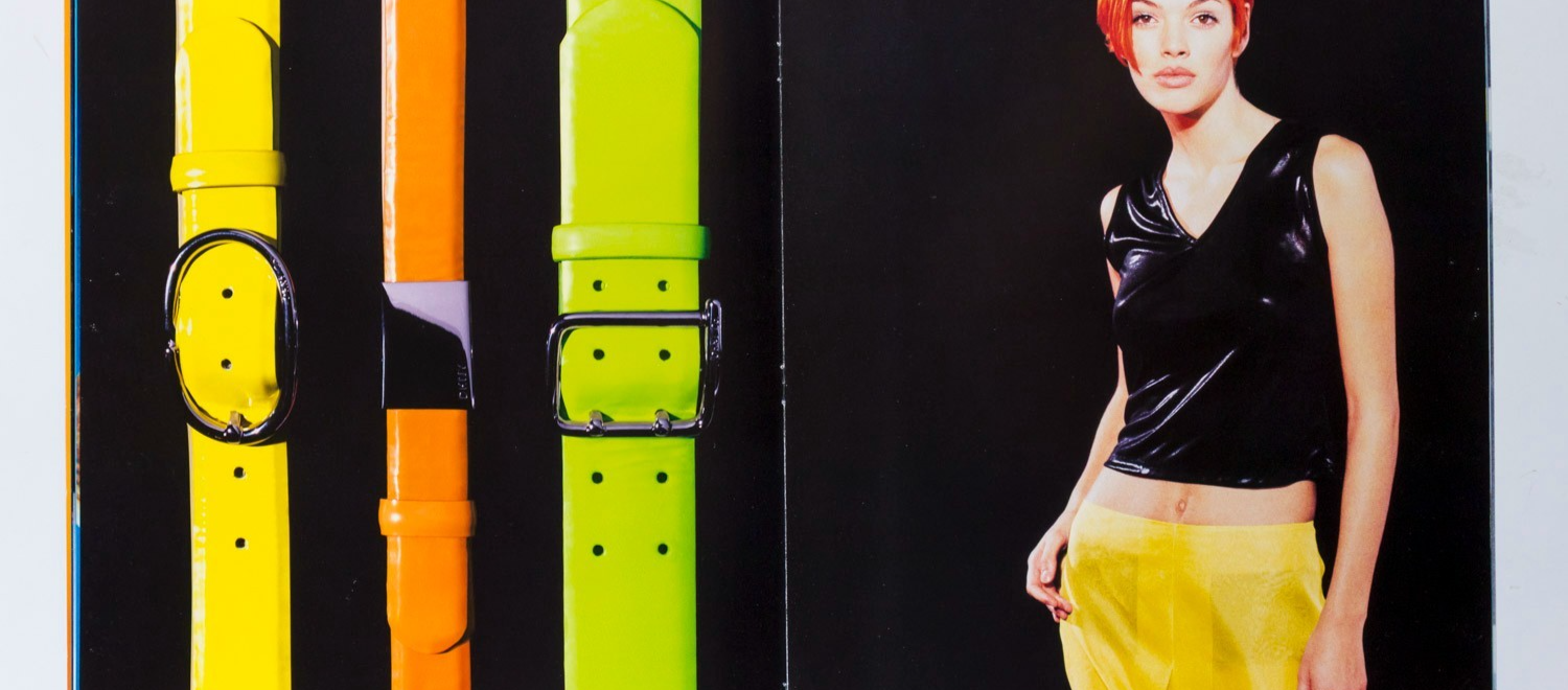 Emma Balfour MARK VANDERLOO Peter Lindbergh DKNY Spring 1996 lookbook catalogue