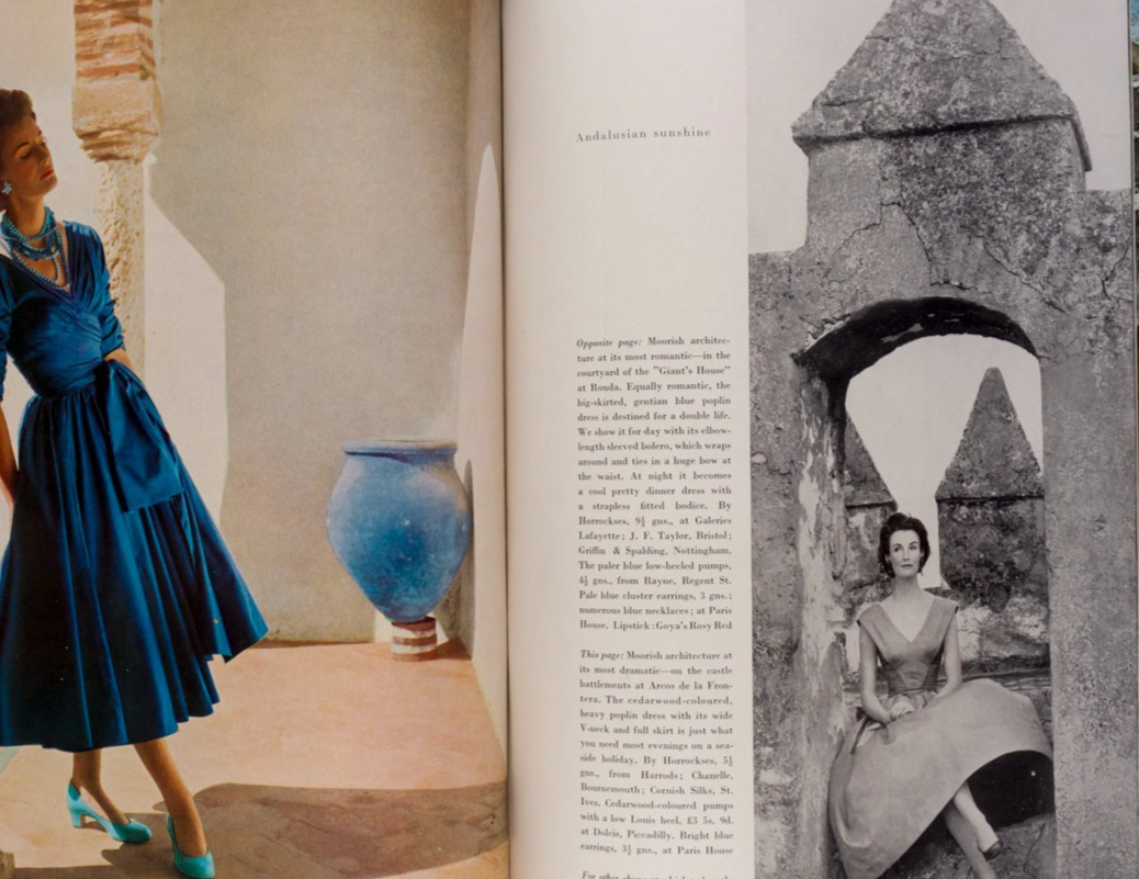 SUSAN ABRAHAM Norman Parkinson AUDREY HEPBURN Vogue May 1954 Rene Bouche GRUAU