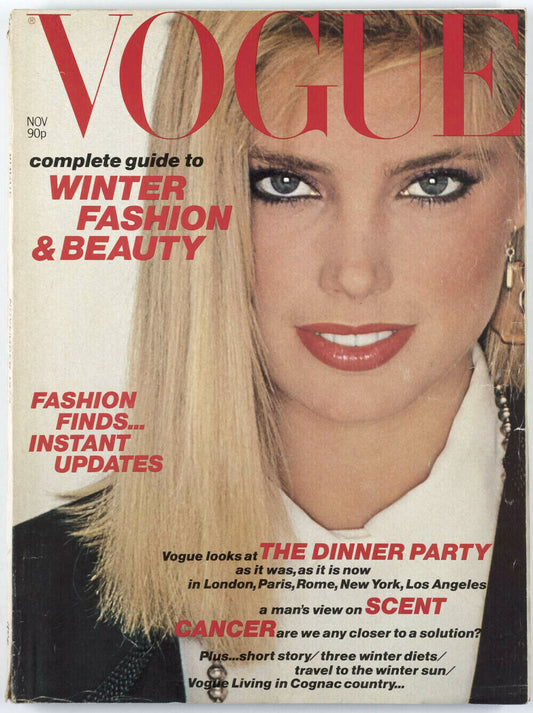 KELLY EMBERG Marisa Berenson ANDY WARHOL Beverly Johnson ~ UK Vogue magazine