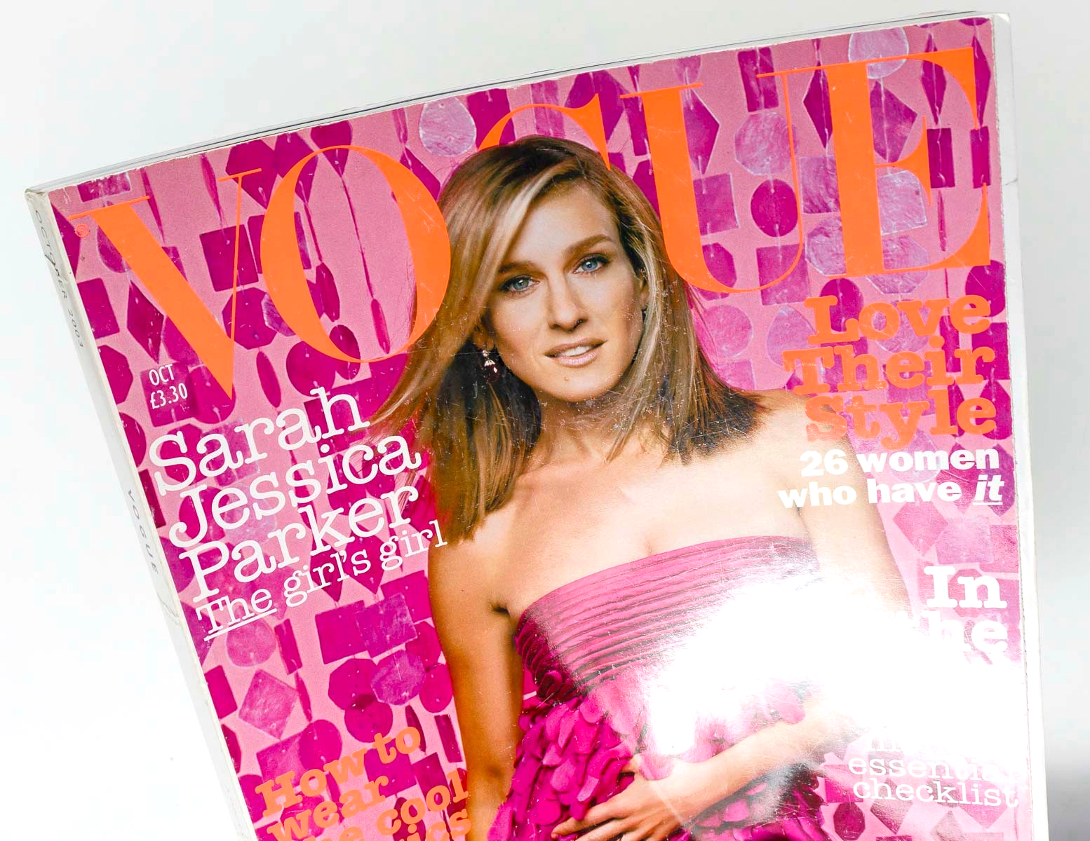 Sarah Jessica Parker HILARY RHODA Vogue magazine 2003 October SATC Diana Dondoe