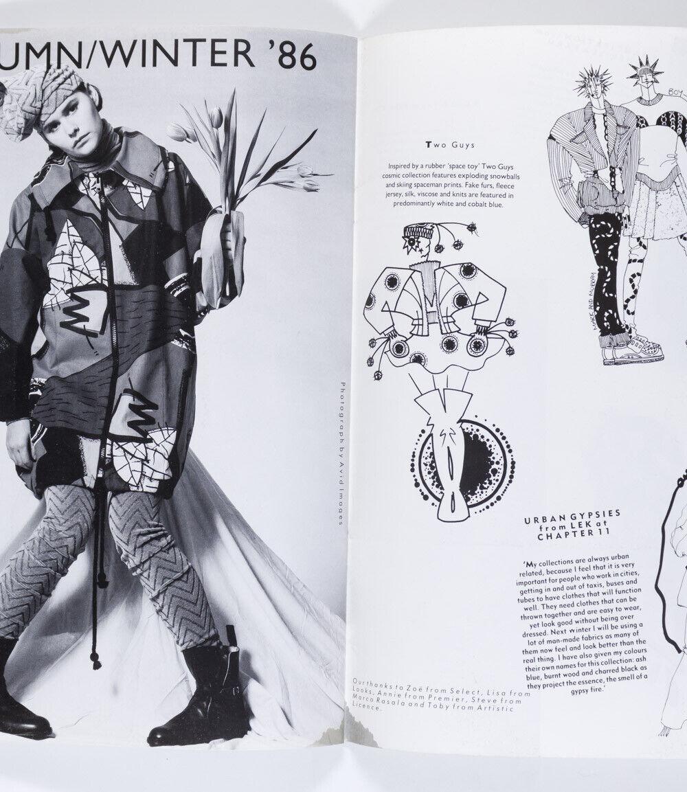 HYPER Lookbook BOY LONDON Rachel Auburn PAM HOGG magazine no.1 vtg HYPE 1986 A/W