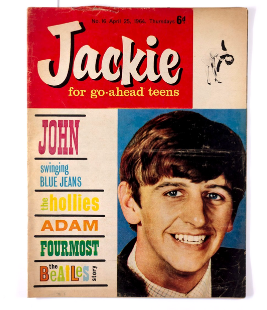 Ringo Starr CLODAGH RODGERS Mary Quant JACKIE MAGAZINE April 1964 Empoli HOLLIES