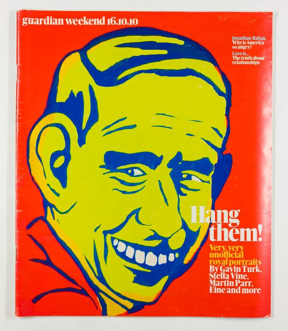 Martin Parr GAVIN TURK Stella Vine GUARDIAN MAGAZINE October 2010 Eine ROYAL Art