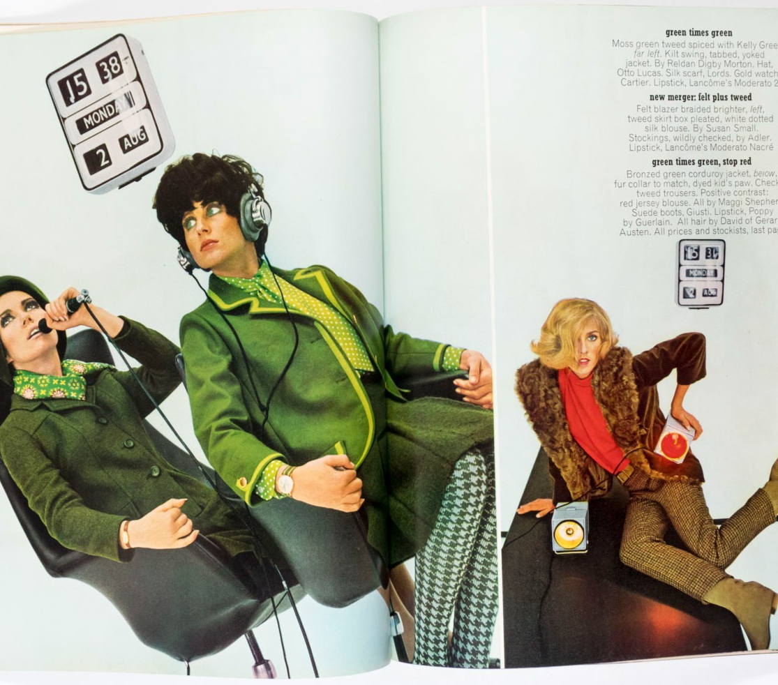 JILL KENNINGTON Helmut Newton OSSIE CLARK Vogue 1965 August 60th birthday gift