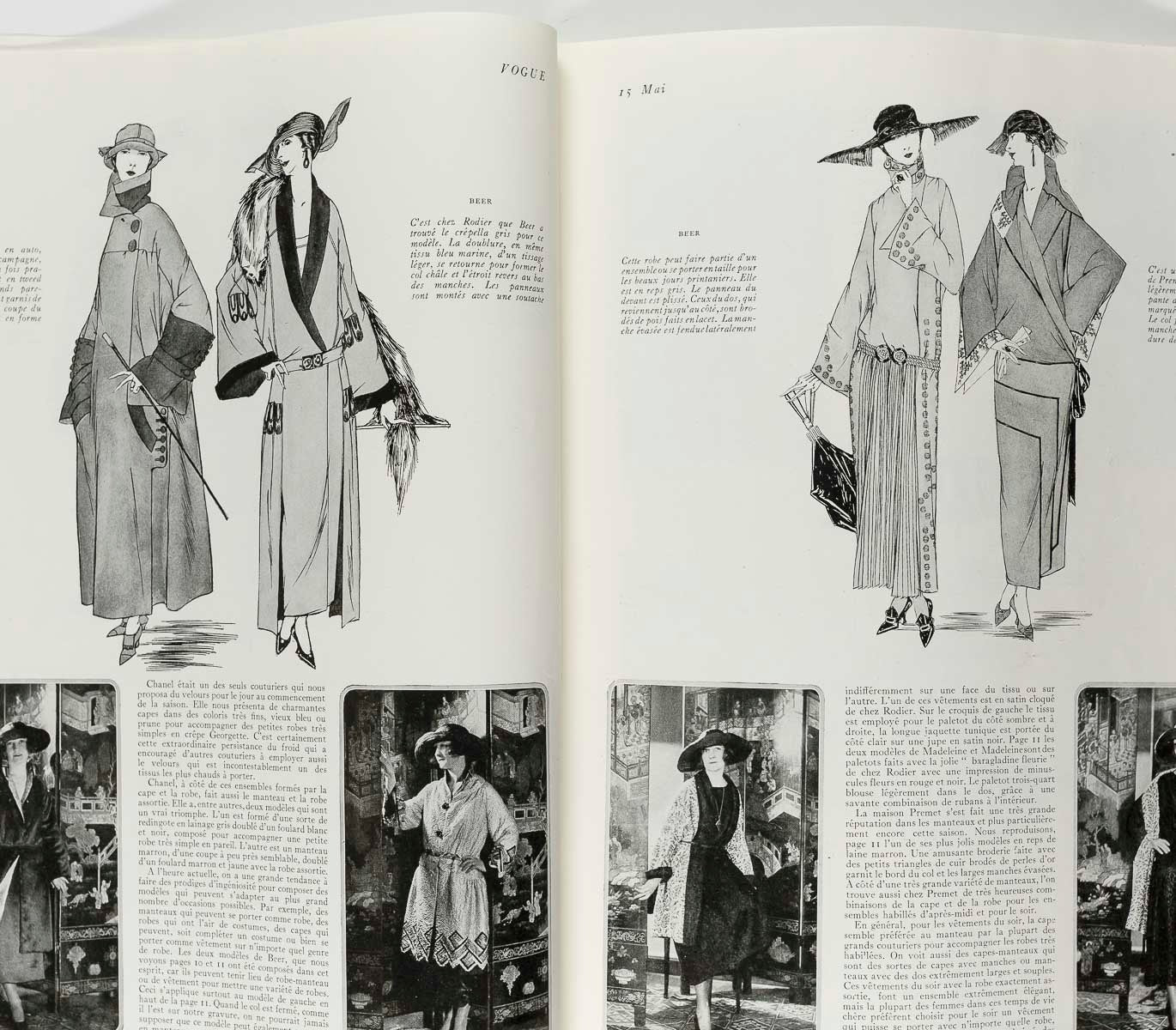 GEORGES LEPAPE Andre Marty DELAGE Maurice Goldberg PARIS VOGUE magazine May 1922