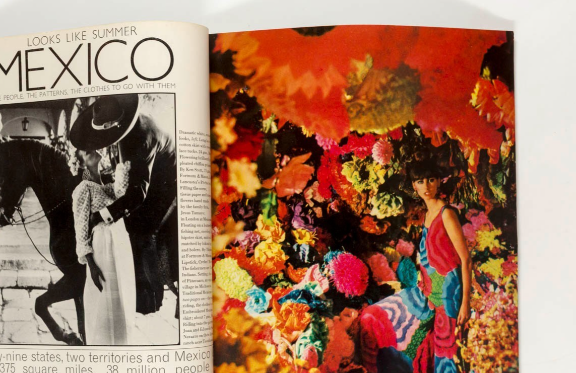 Chrissie Shrimpton MEXICO Veruschka BAILEY Vogue January 1966 60th birthday gift