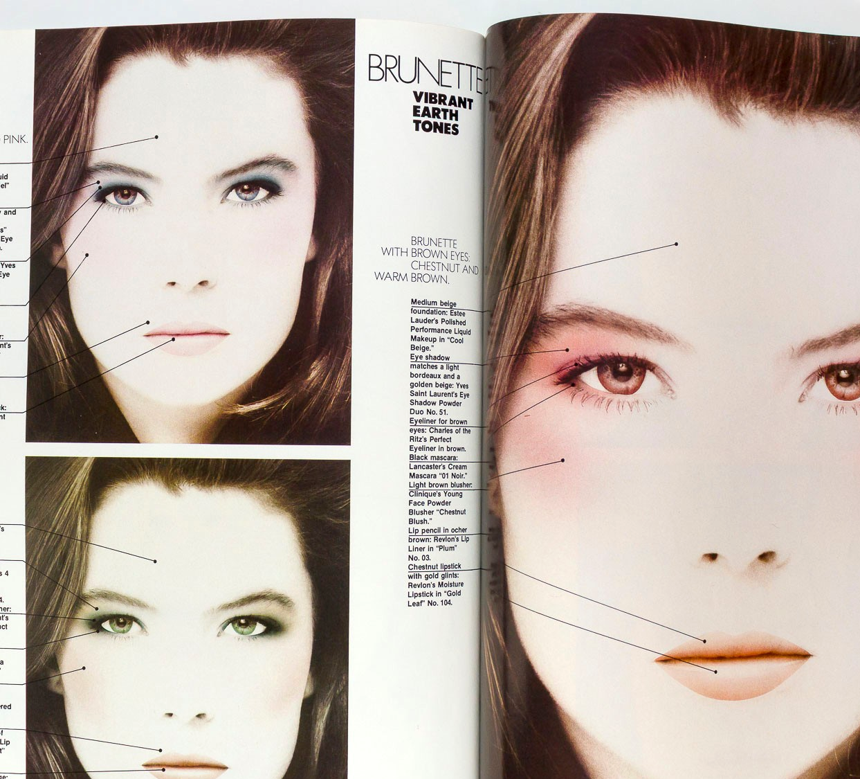 Tatjana Patitz YASMIN LE BON Ines de la Fressange ELLE INTERNATIONAL Spring 1985