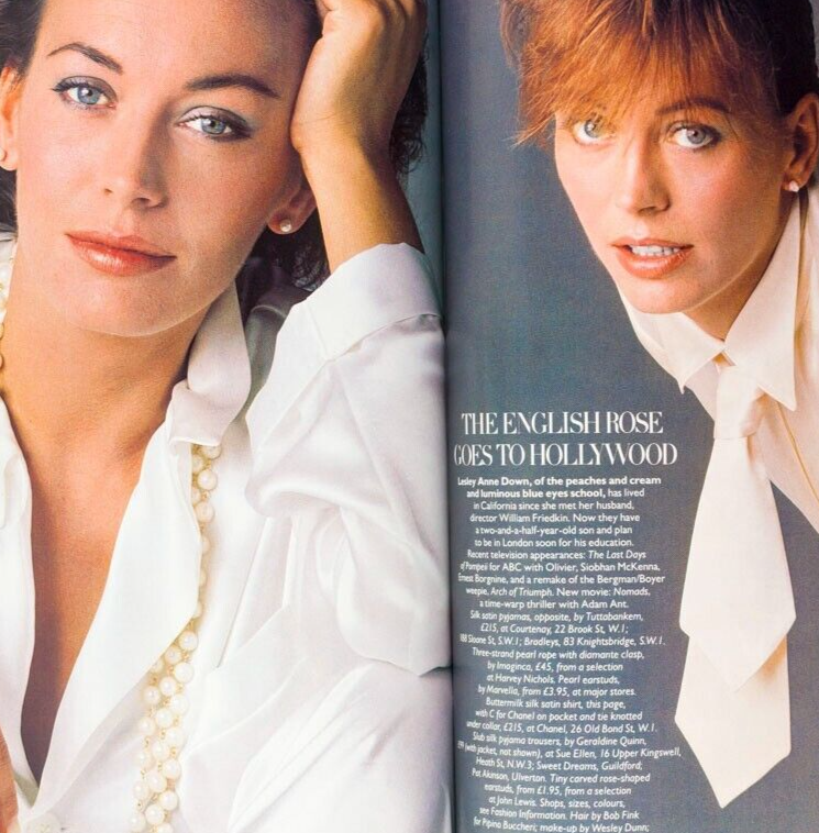 Bruce Weber FGTH Annie Lennox VOGUE December 1984 Jane Seymour TONY VIRAMONTES