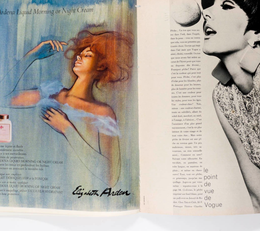 NICOLE DE LAMARGE Guy Bourdin TOM WOLSEY Paris Vogue February 1966 60th birthday