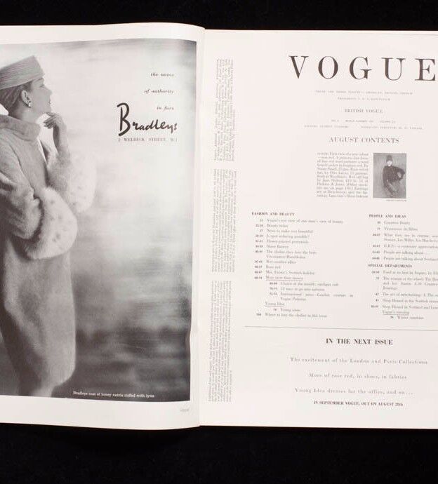 Norman Parkinson CHARLIE CHAPLIN Jean Cocteau LEE MILLER Red Rose Vogue 1956 vtg