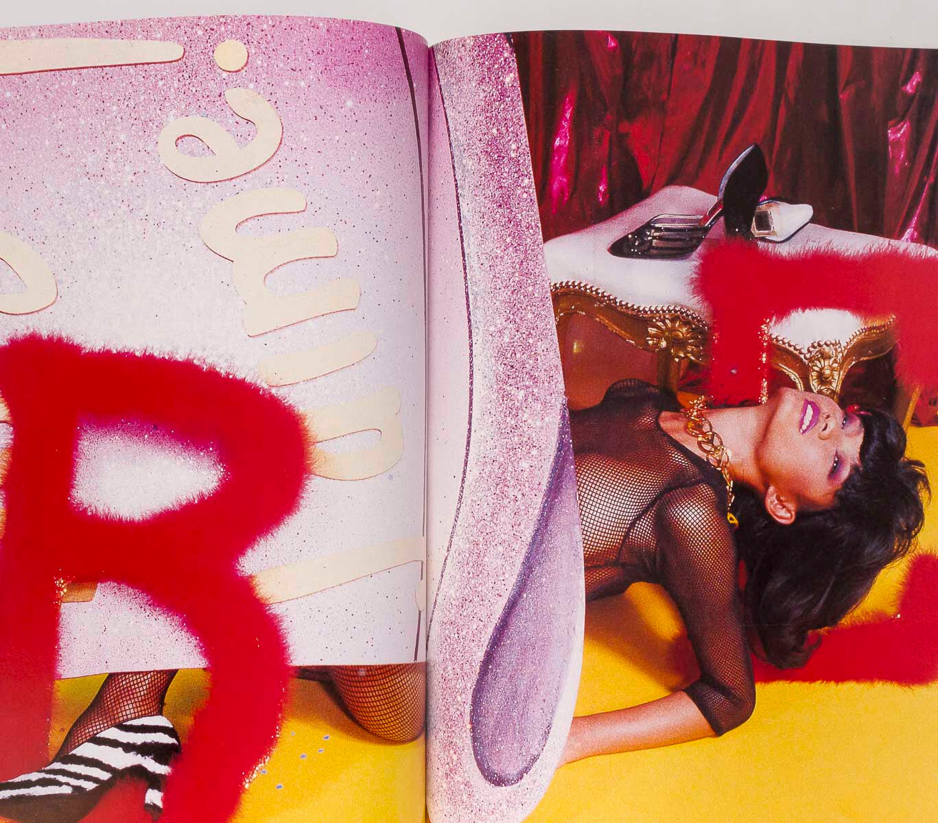 Meghan Douglas GUY BOURDIN I Love Madly HARPER'S BAZAAR FRANCE December 1989 vtg