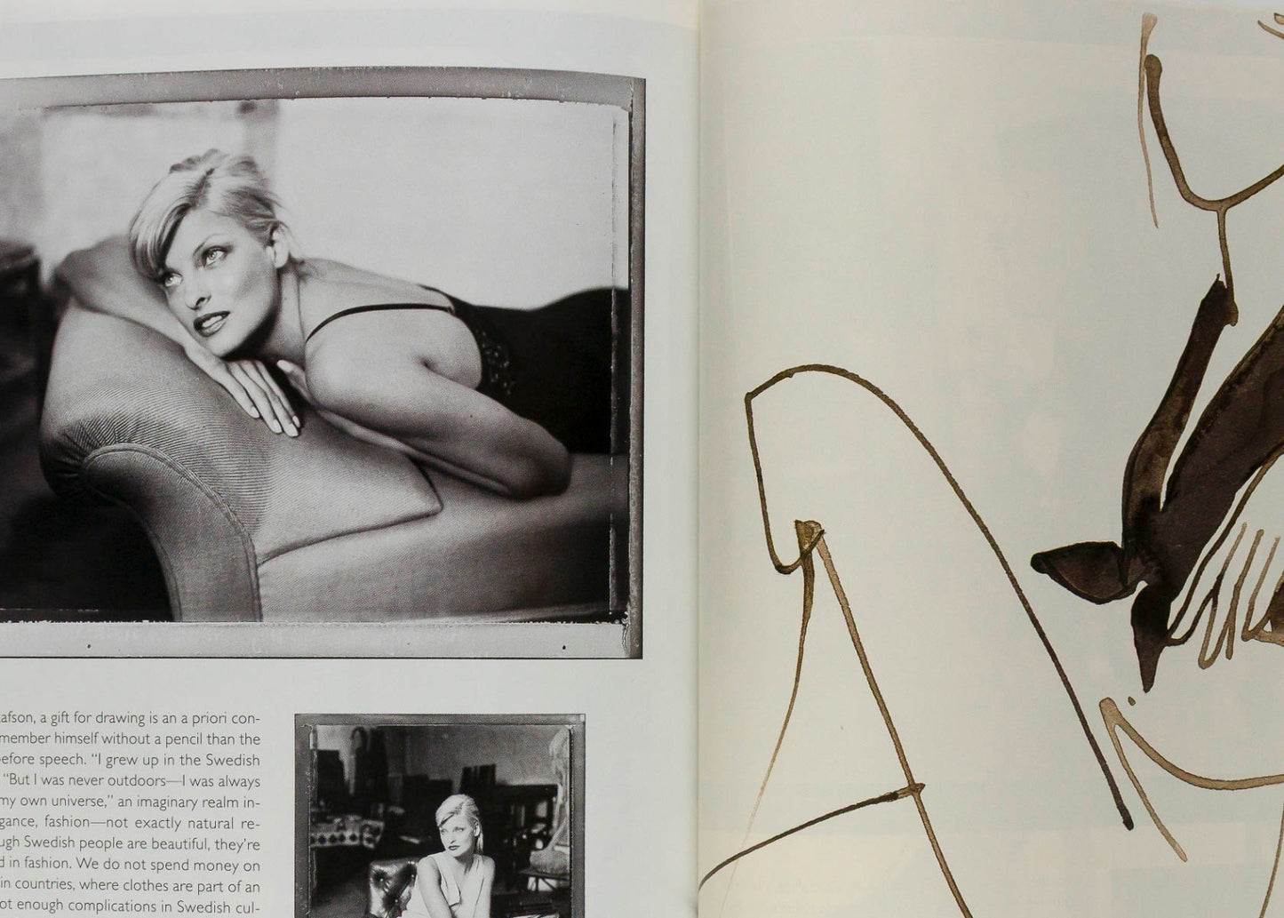 Shalom Harlow MADONNA VERSACE Parker Posey HARPER'S February 1995 Amber Valletta