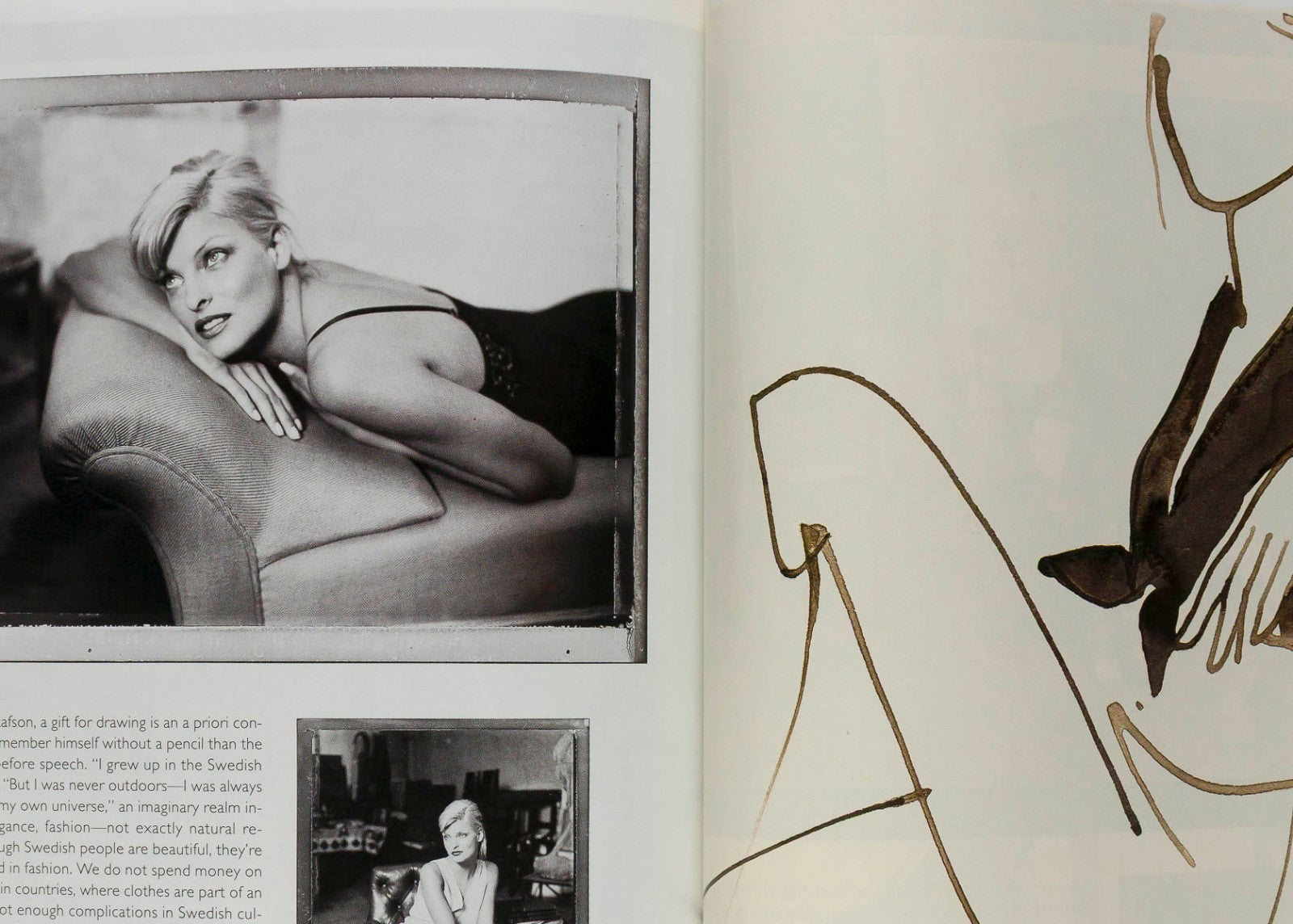 Shalom Harlow MADONNA VERSACE Parker Posey HARPER'S February 1995 Amber Valletta