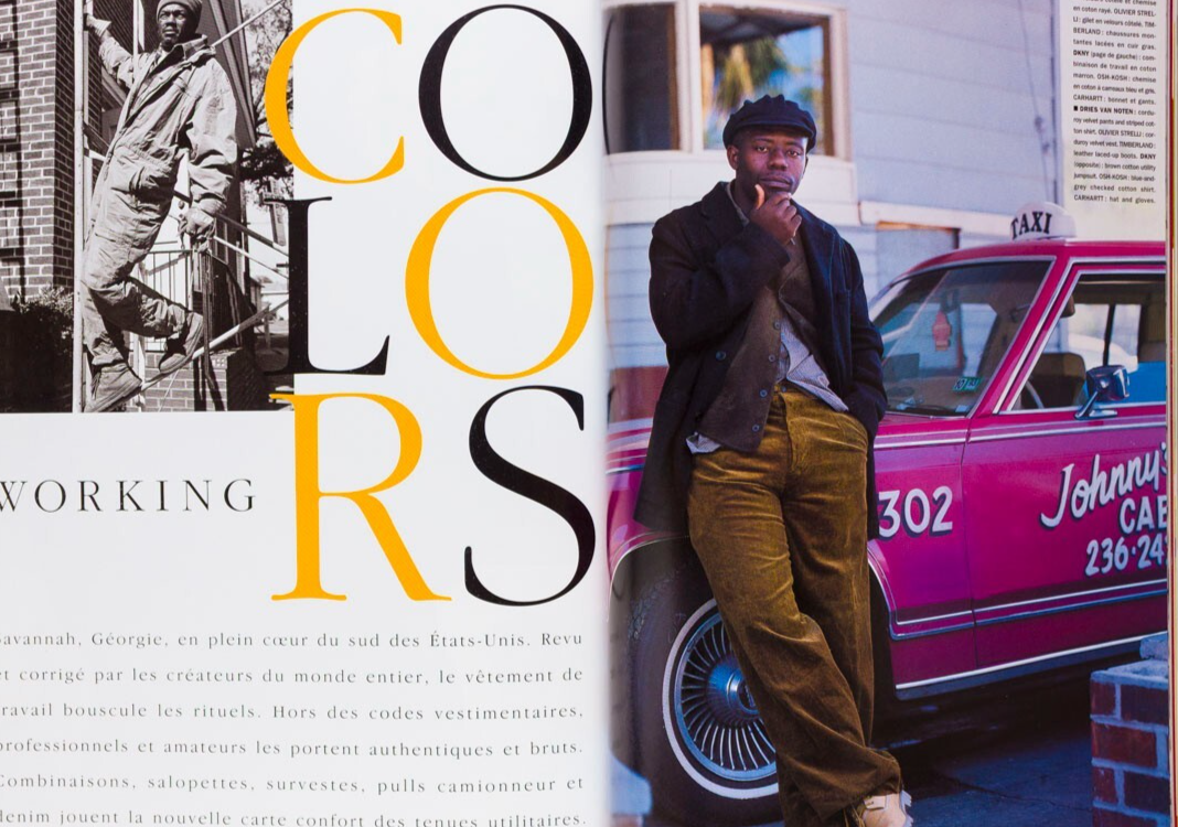 MARCUS SCHENKENBERG Kd Lang PAOLO ROVERSI Vogue Hommes Int. 1994 Workwear 10 ANS