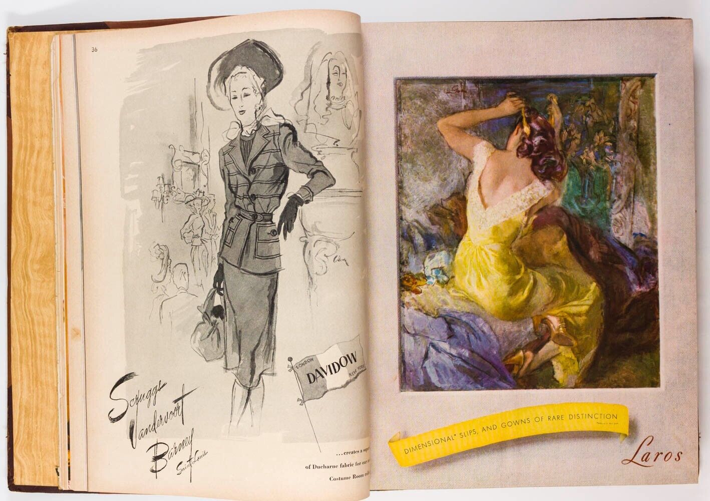 US Vogue BOUND VOLUME book Sept 1946 Cecil Beaton HERBERT MATTER Blumenfeld RTW