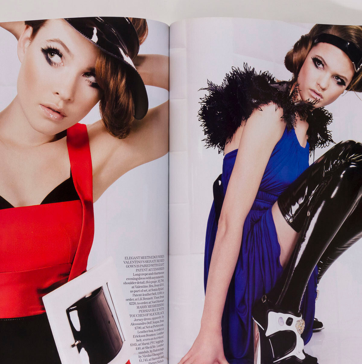 Kate Moss KAREN ELSON Freja Beha Erichsen VOGUE March 2006 Collections TESTINO