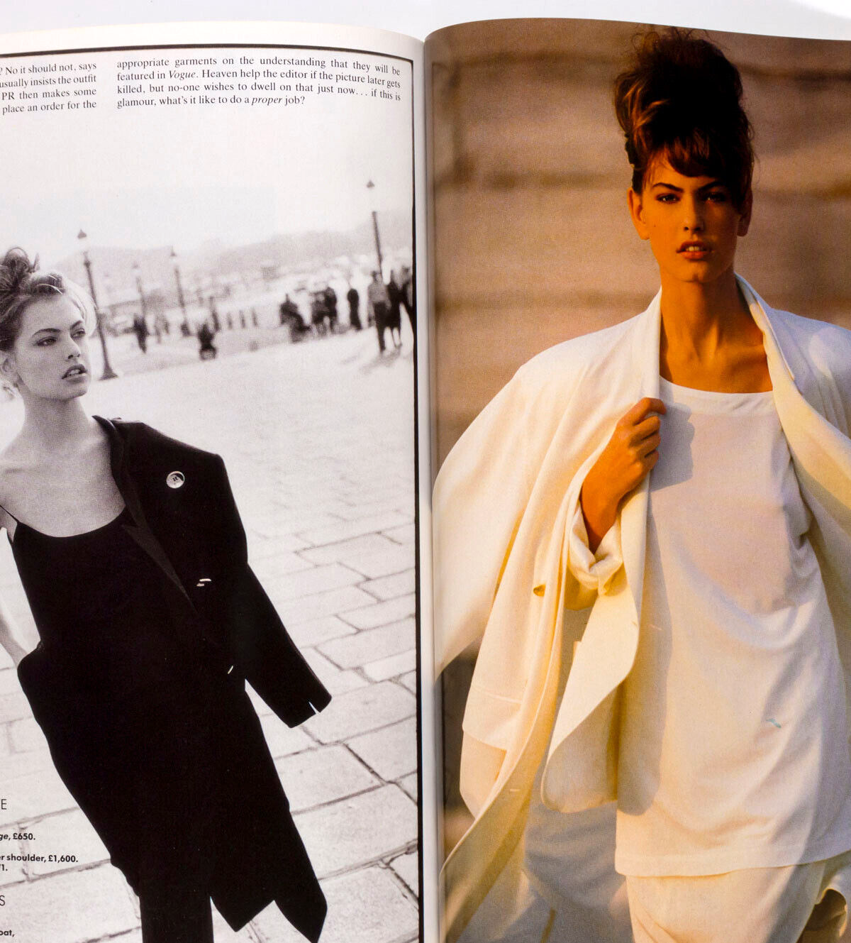 Peter Lindbergh HELENA CHRISTENSEN Christy Turlington GALLIANO Talisa Soto VOGUE