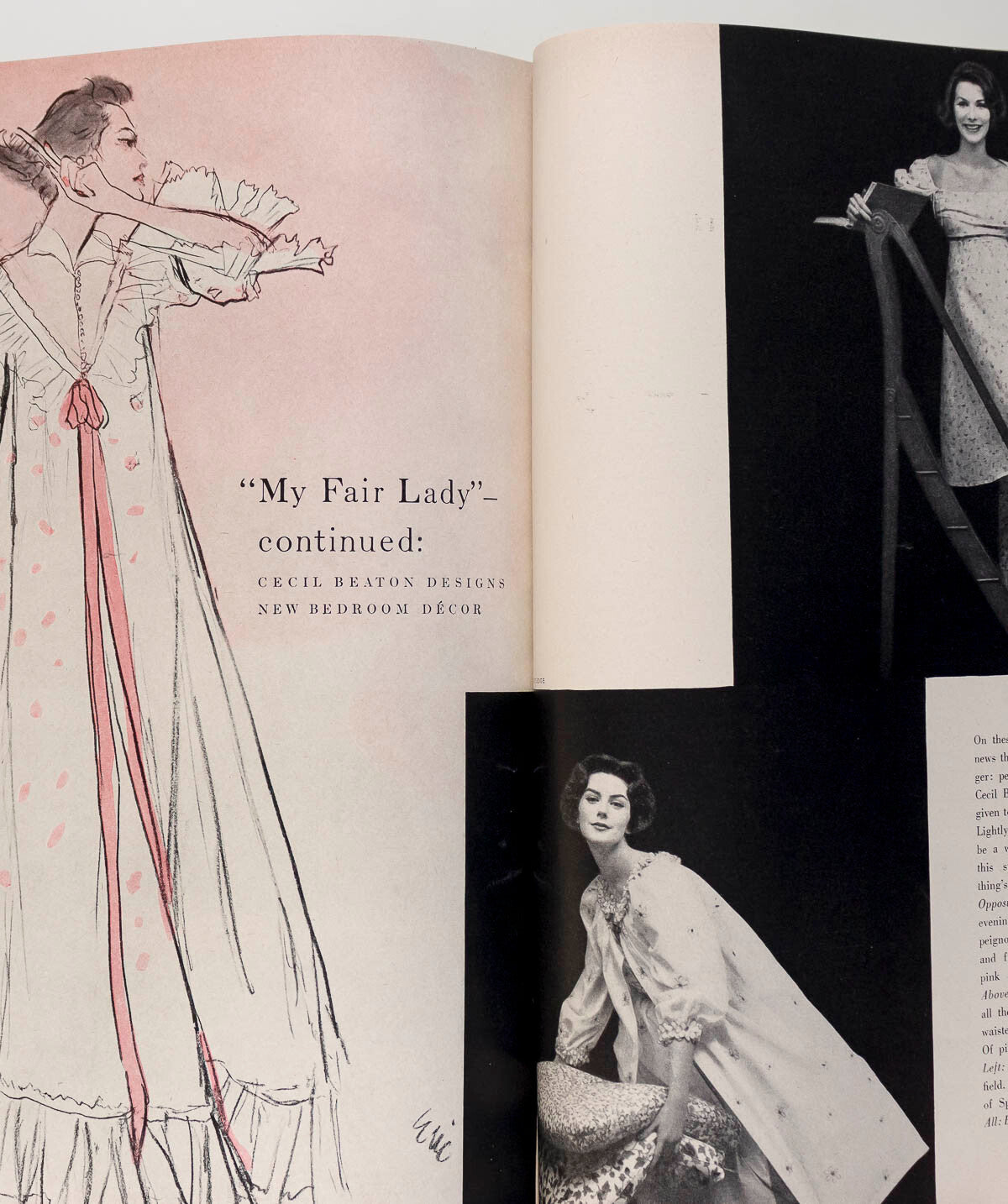 Joanna McCormick CECIL BEATON Anne St Marie ARLENE DAHL Poliakoff BOUCHE ~ Vogue
