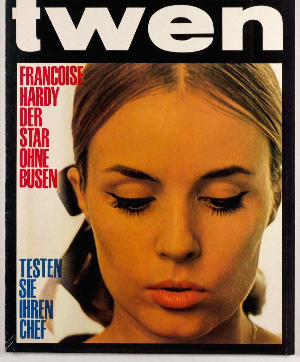 Francoise Hardy MARC HISPARD Ulrich Mack ANDERS HOLMQUIST  Twen fashion magazine