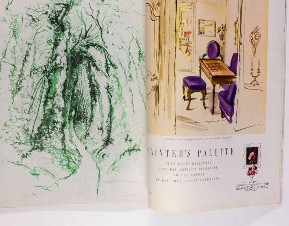 Irving Penn RENE BOUET-WILLAUMEZ Bouchet VOGUE April 1949 Mary Martin MENSWEAR