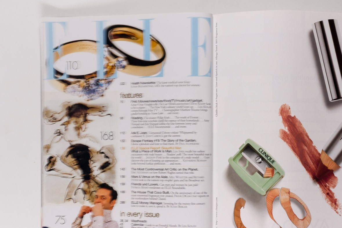 STELLA TENNANT Michelle Behennah KEANU REEVES Elle May 1997 magazine COCO CHANEL