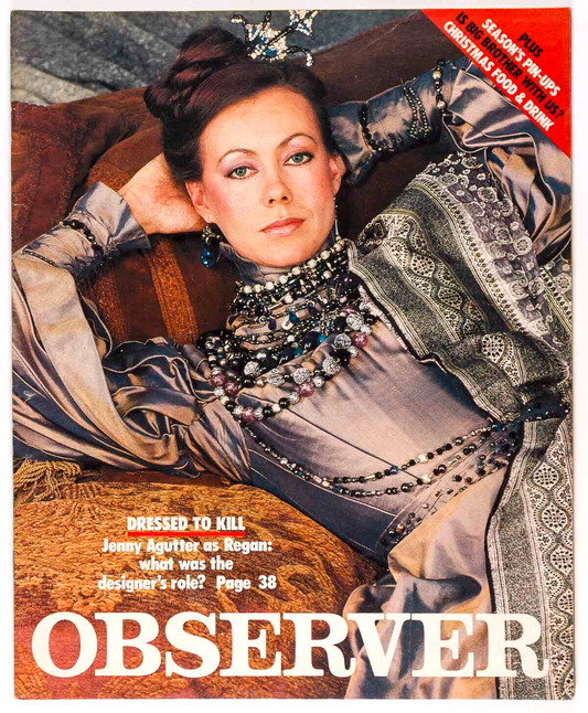 JENNY AGUTTER Simple Minds SINEAD CUSACK George Orwell OBSERVER December 1983 UK