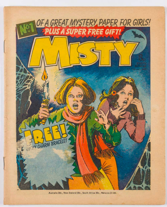 MISTY COMIC magazine 1st issue No.1 February 4 1978 Pat Mills JOHN ARMSTRONG vtg