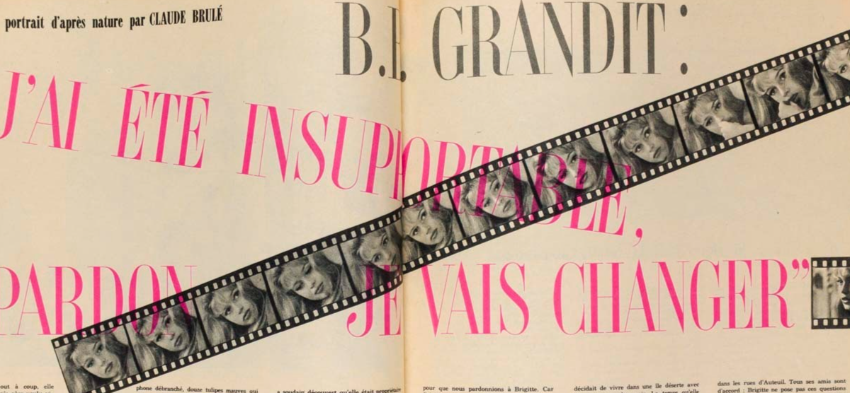 BRIGITTE BARDOT Coco Chanel INGRID BERGMAN Elle December 1956 DAPHNE DU MAURIER