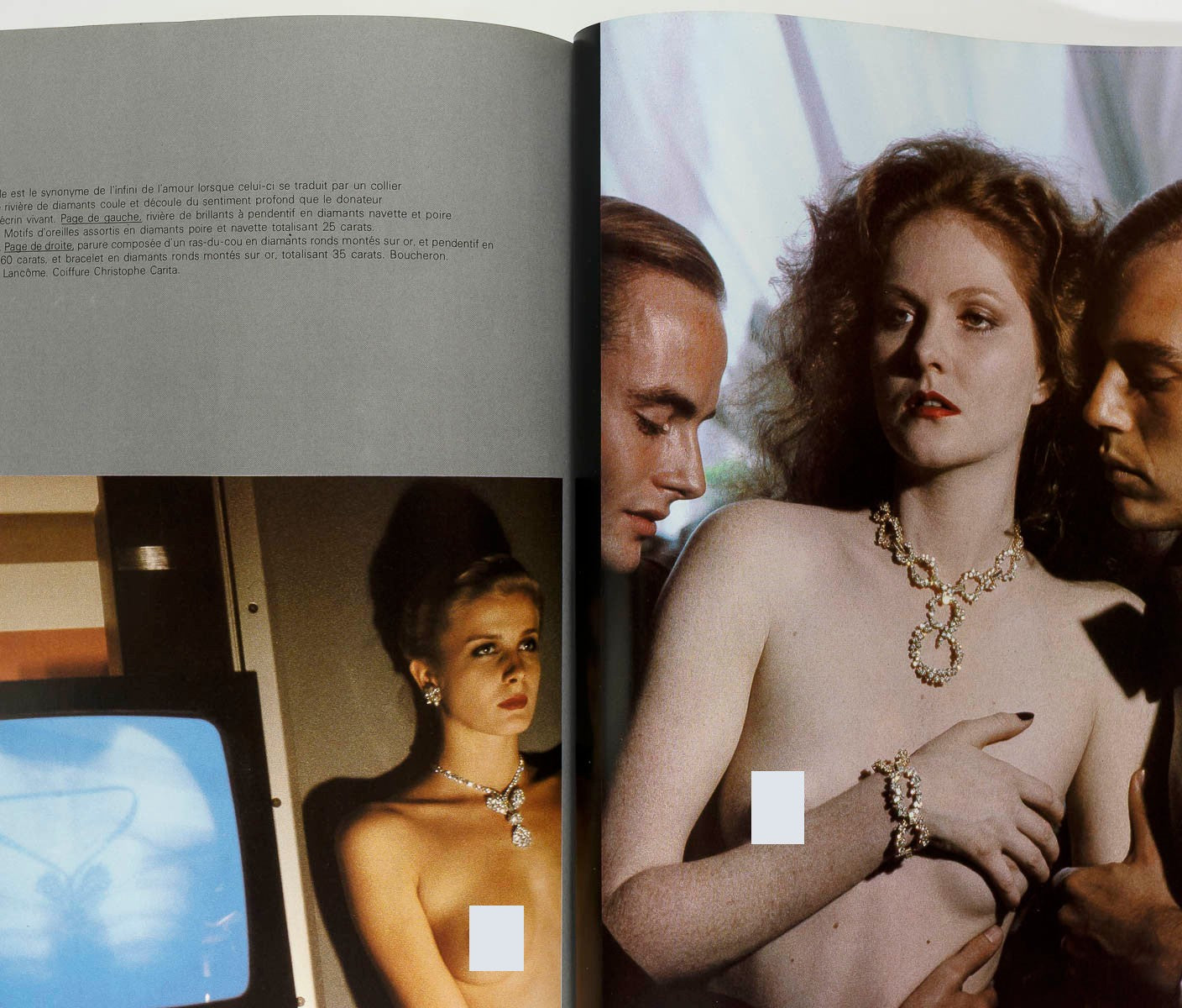 Miro HELMUT NEWTON Horst GRUAU Janice Dickinson PARIS VOGUE December 1979 No 602