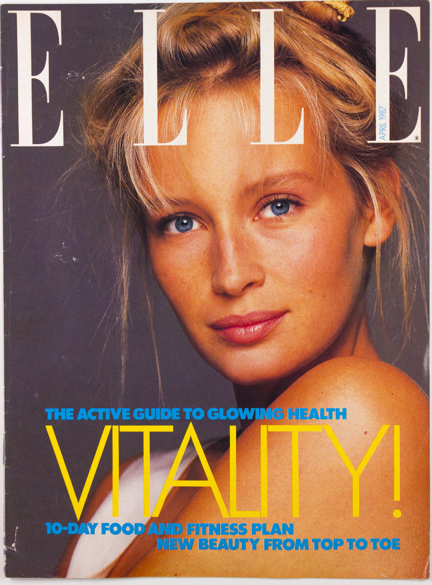 ESTELLE LEFEBURE Marc Hispard HEALTH & BEAUTY supplement BRITISH ELLE Magazine 