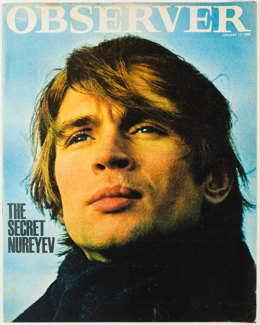 Rudolf Nureyev BRIAN SEED Jim Clark OBSERVER magazine January 1965 Egypt CHINA