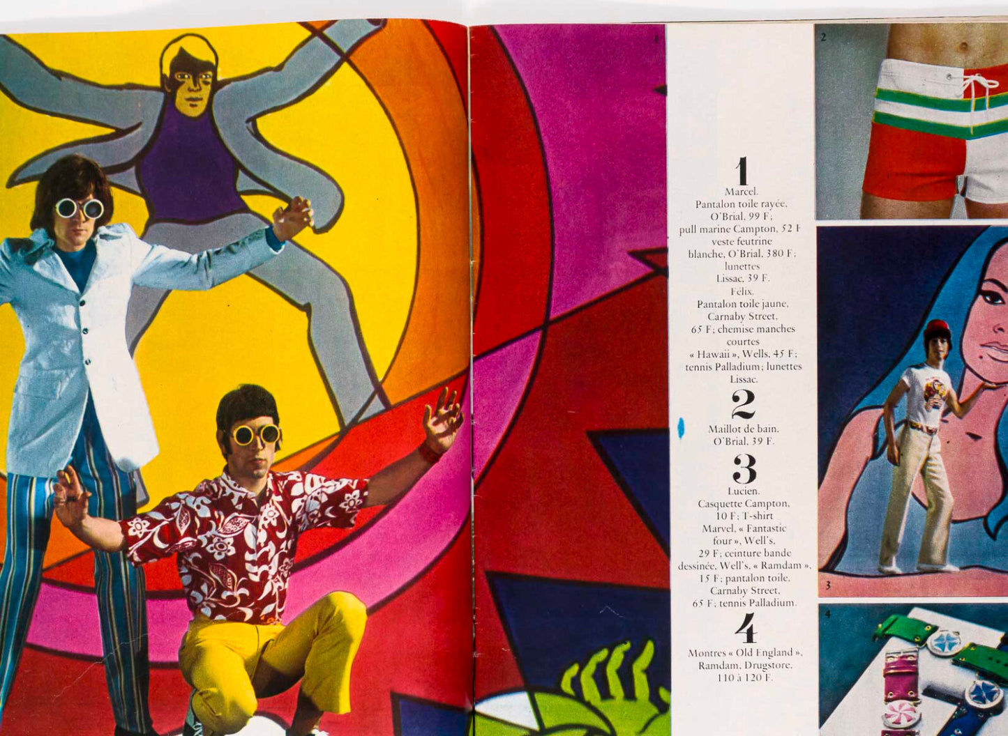 JIMI HENDRIX Dutronc MICHEL POLNAREFF Salut le Copains July 1967 Francoise Hardy