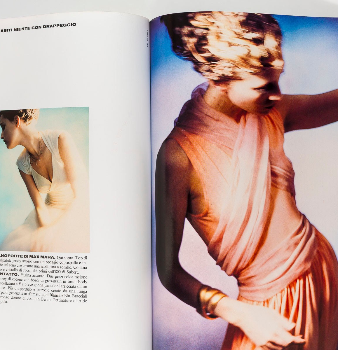 Naomi Campbell KLEIN Grey VOGUE ITALIA June 1988 Deborah Turbeville TINA CHOW